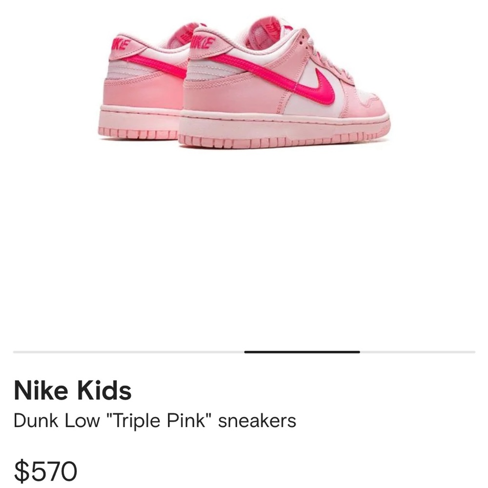 Nike Dunks Triple Pink - Picture 3 of 5
